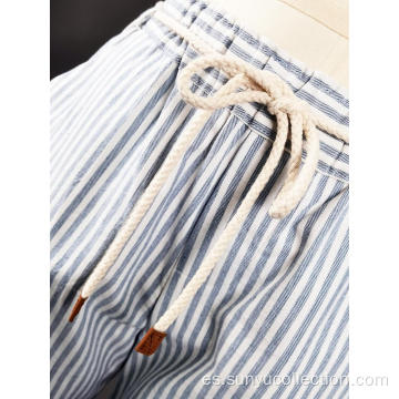 Pantalón largo de algodón tejido de Ladie